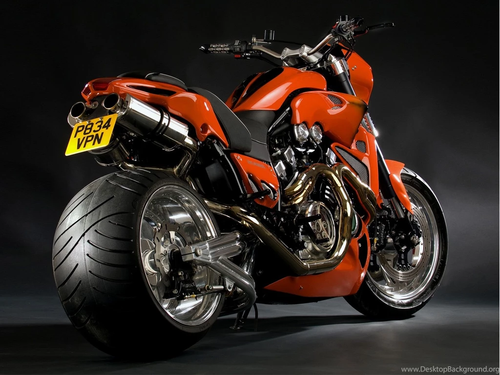 Cool Red Motorcycle Close up Wallpapers