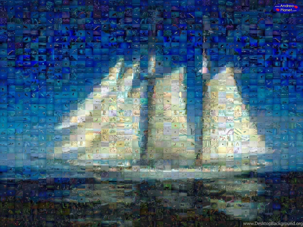 Sail Ship Sport   Free Photographic Mosaic Wallpapers