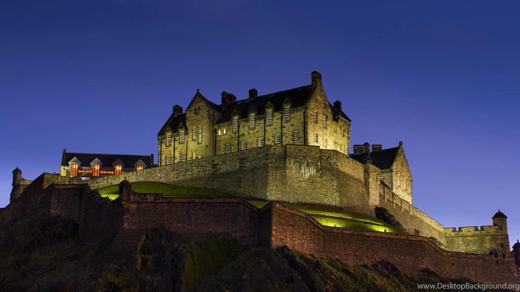 Edinburgh Castle At Night, Scotl >> HD Wallpaper, Get It Now!