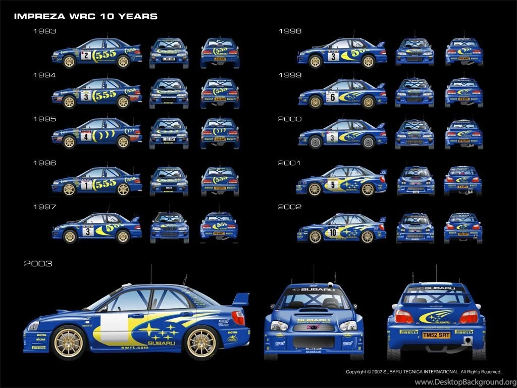 Impreza WRC 10 Years ] Wallpapers Download