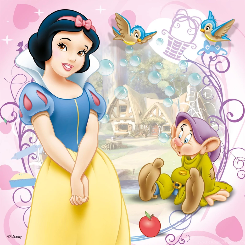 Snow White And The Seven Dwarfs Pricess Cartoon Backrounds.jpg