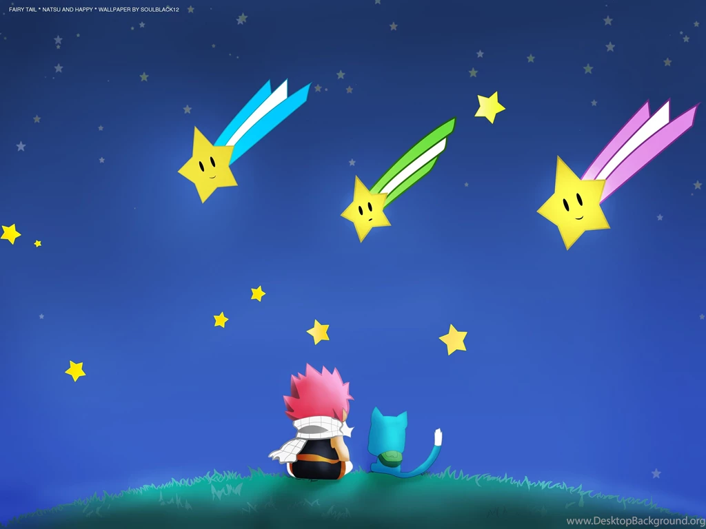 Stars Happy Fairy Tail Dragneel Natsu Anime Anime Boys Manga Happy ...