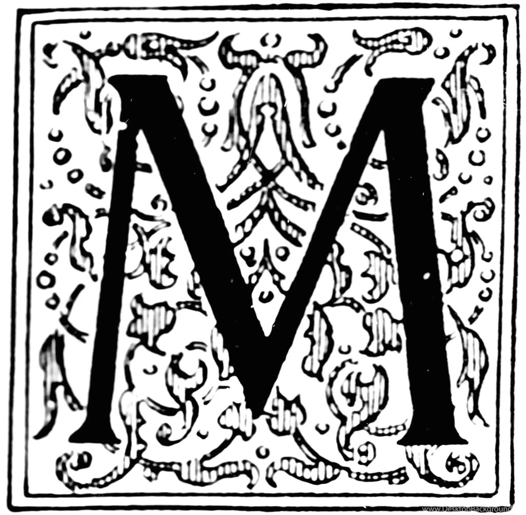 Decorative Letter M