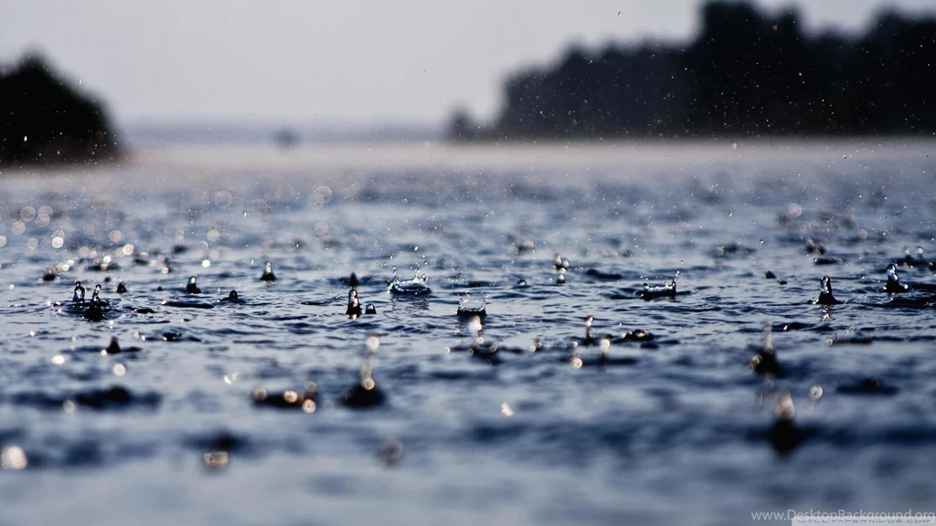 Rain Drops In Water, 2560x1440 HD Wallpapers And FREE Stock Photo