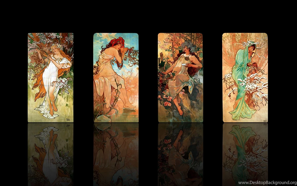 Alphonse Mucha Art Nouveau