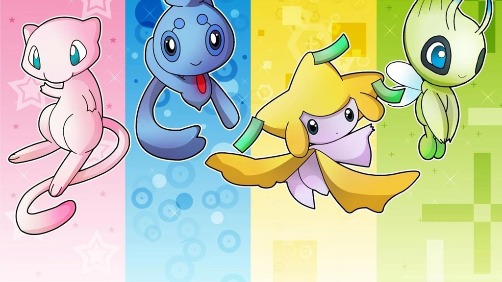 Celebi Jirachi Mew Phione (