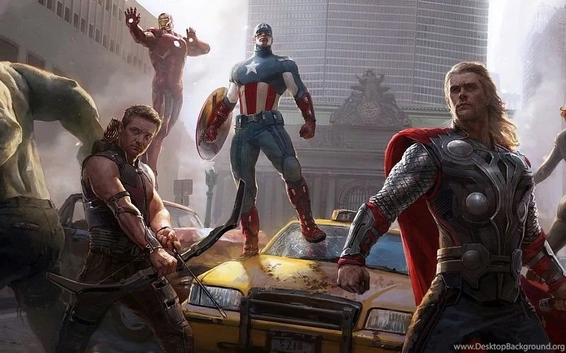 The Avengers Drawing Wallpapers Free Desktop Backgrounds And Wallpapers