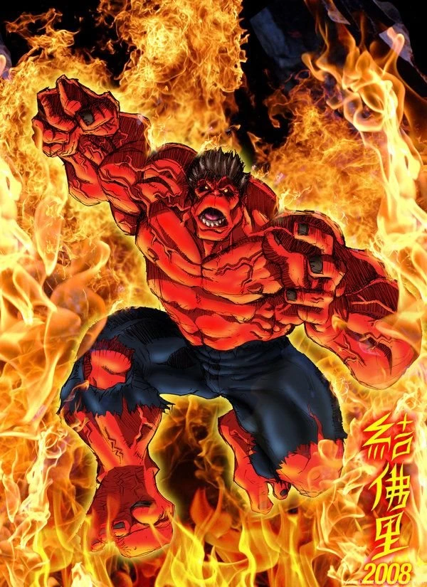 Red Hulk Smash By EricGuzman On DeviantArt