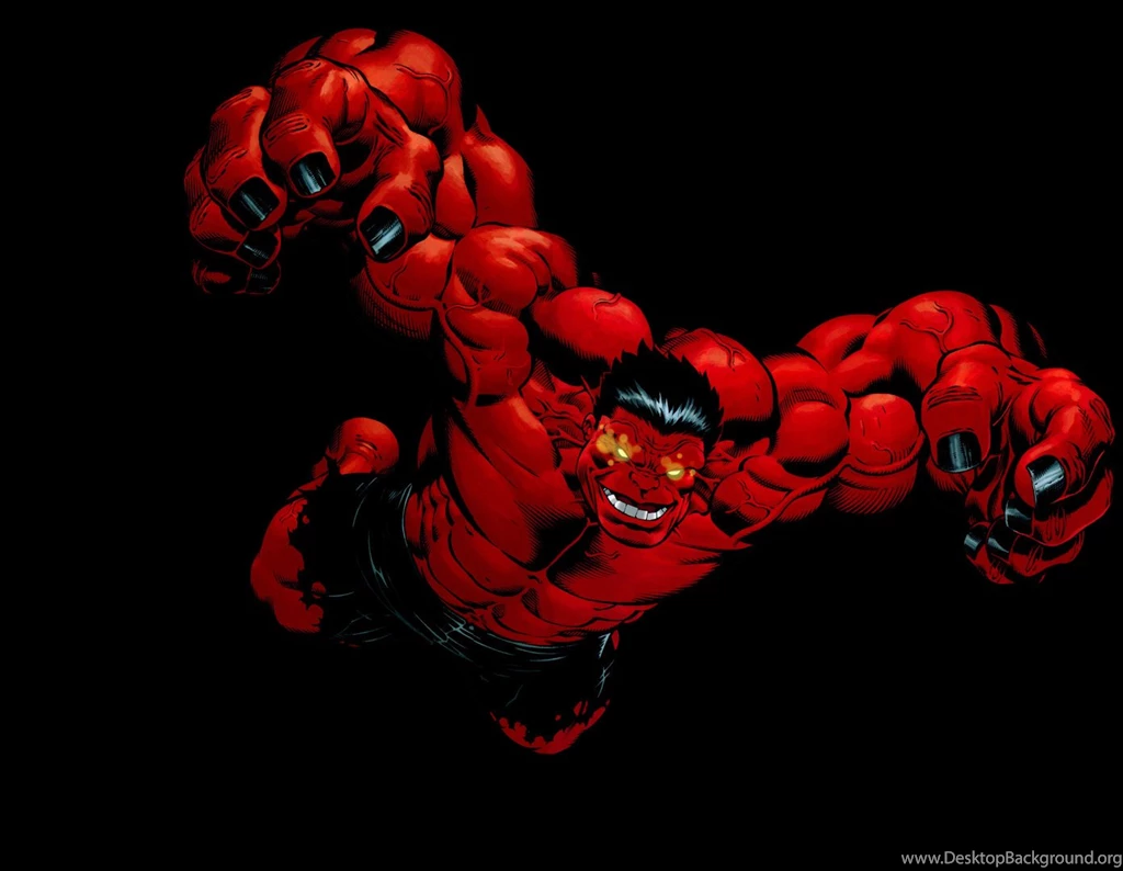 Red Hulk Render By Bobhertley On DeviantArt