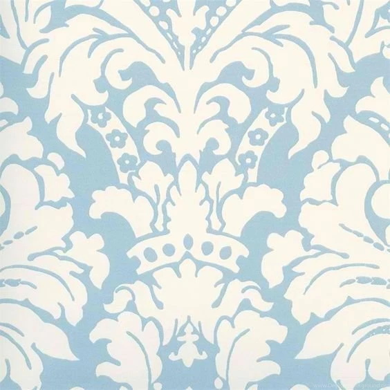 Interior Place Blue Simple Damask Wallpaper, $28.50 (http://www ...