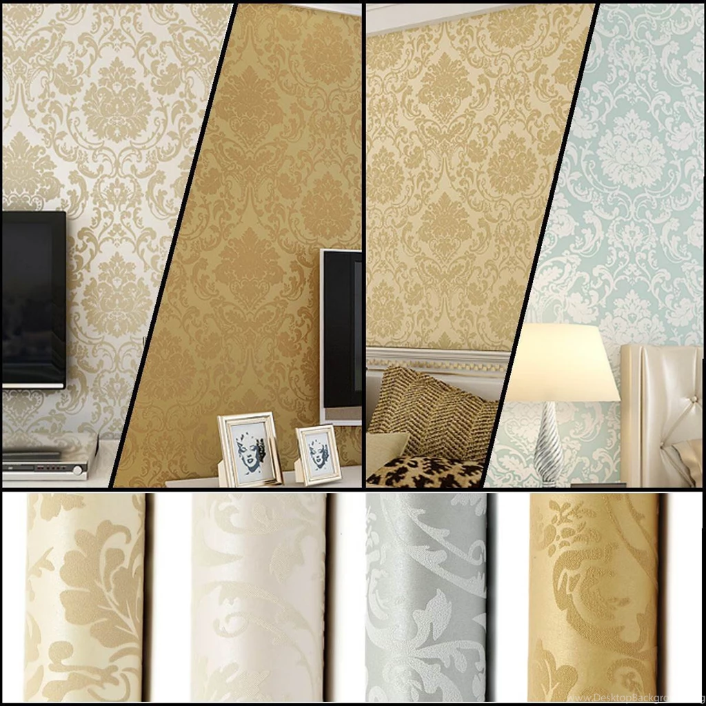Online Get Cheap Damask Flock Wallpapers Aliexpress.com