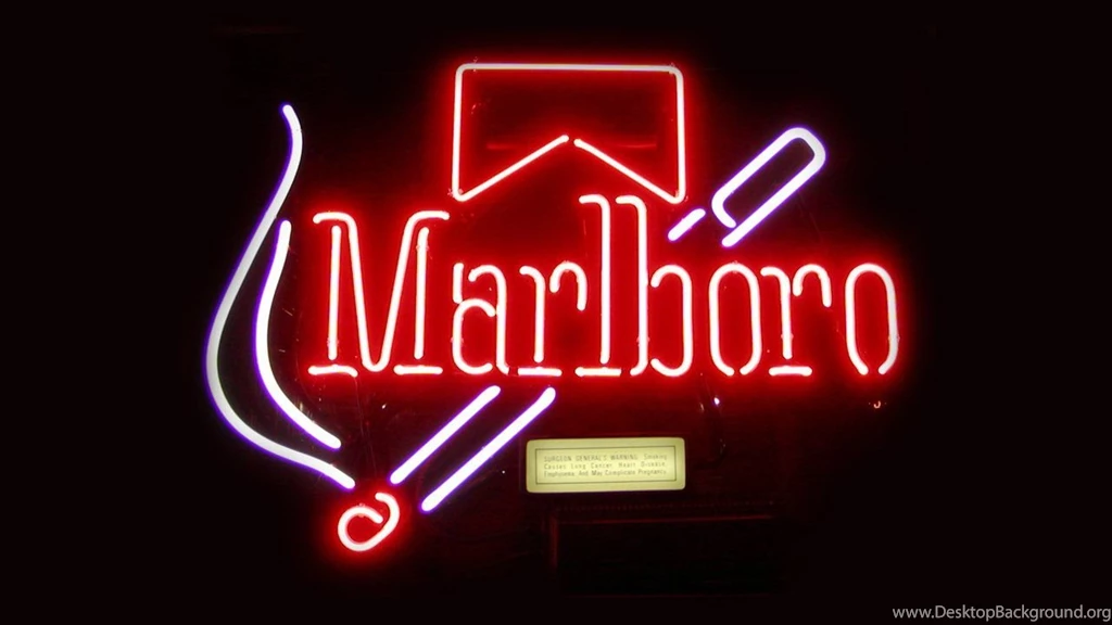 Marlboro Old School Neon Sign HD Wallpapers By TouchOfGrey On ...