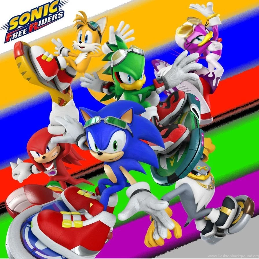 Wallpaper: Sonic Free Riders By DaBlackBlur On DeviantArt