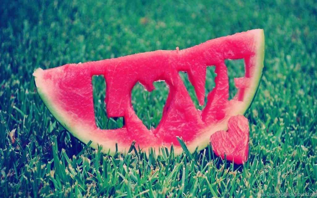 Watermelon Art Love Wide HD Wallpapers