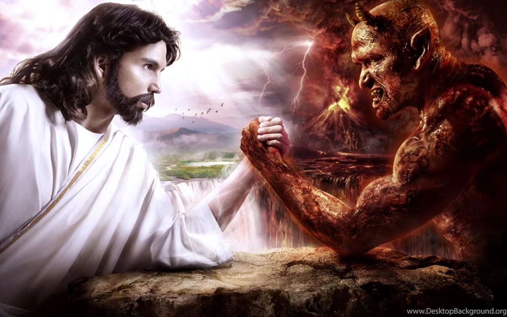 Jesus And Devil Wallpapers Bros.