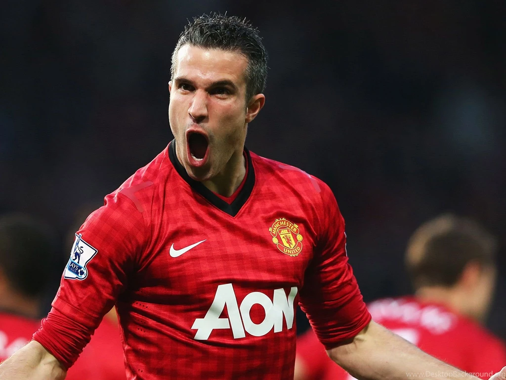 The Attacker Number 20 Of Manchester United Robin Van Persie ...
