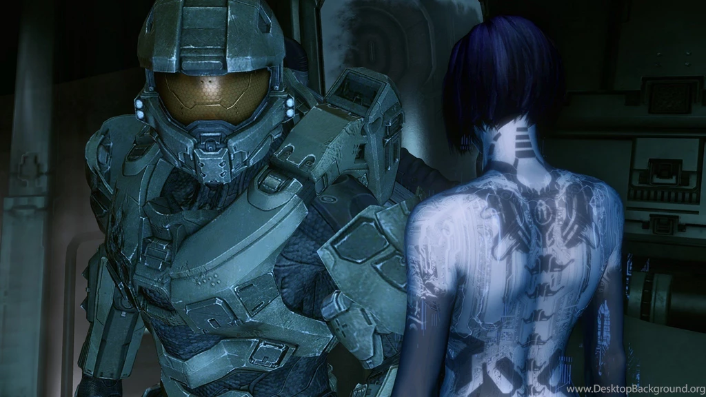 Video Games Cortana Master Chief Halo 4 Wallpapers