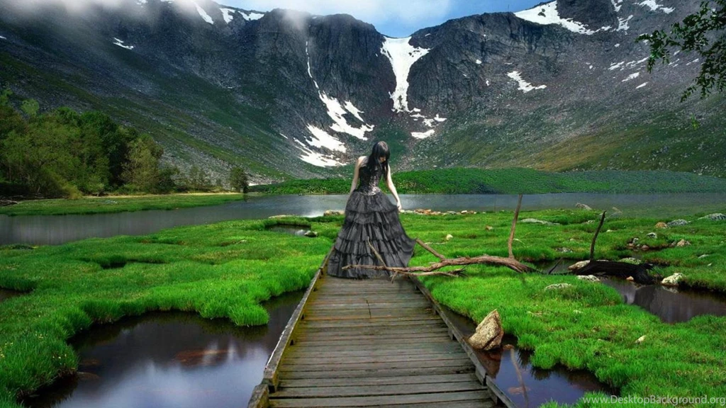 Imaginary Mountain Girl Wallpapers (