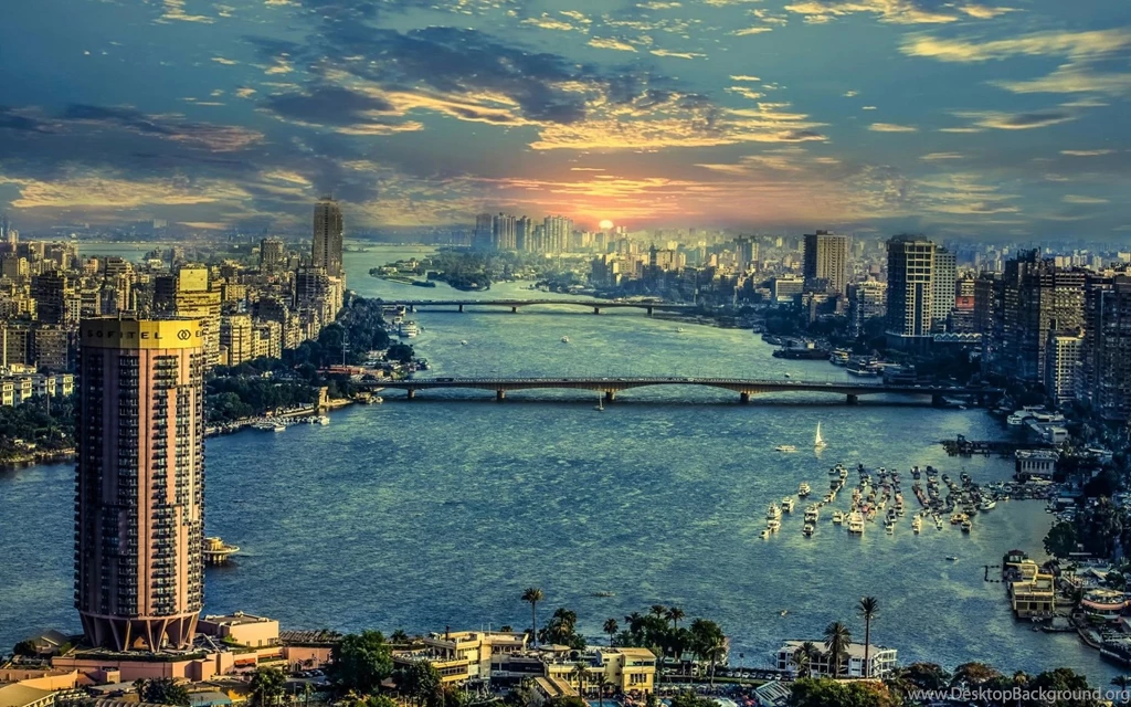 The River Nile In Cairo Uhd Wallpapers Ultra High Definition ...