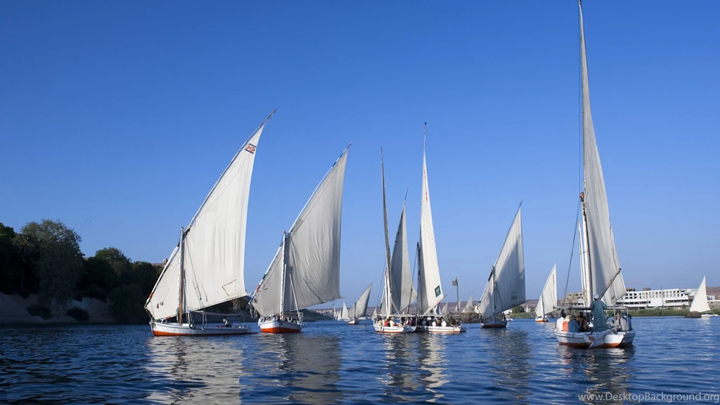 Sailing Vessels On The Nile River From Egypt Wallpapers :: HD ...