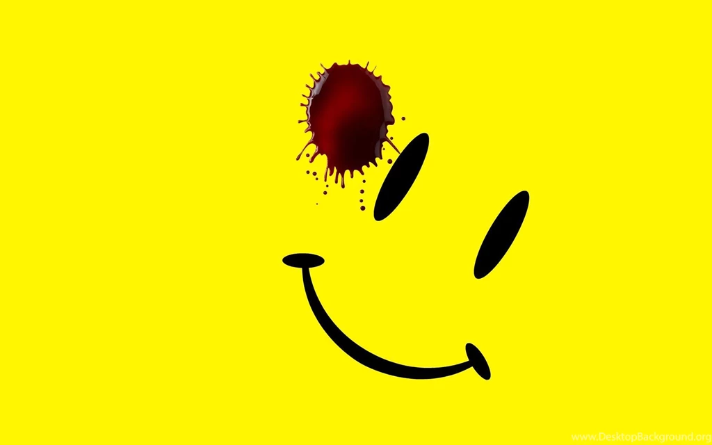 Watchmen Yellow Smiley Face Wallpapers