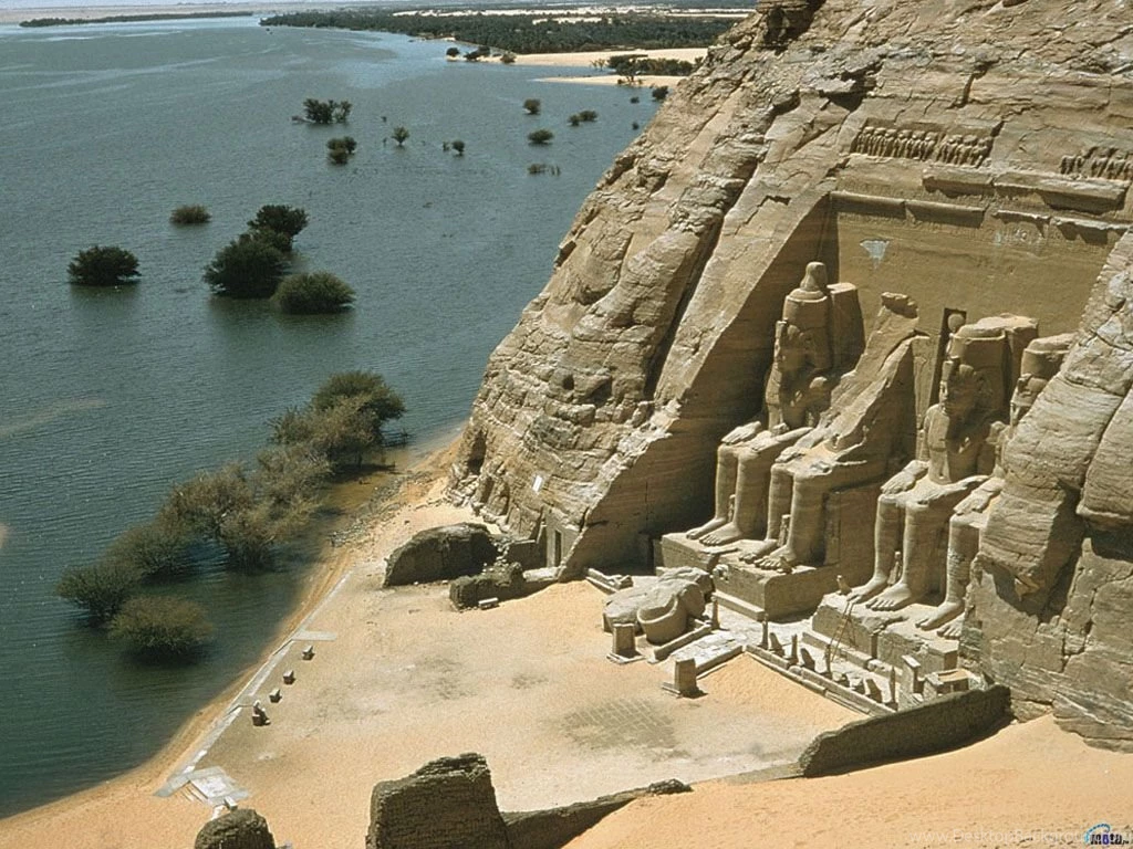 Wallpapers River, Temple, Abu Simbel, Nile, Egypt, Temple Of ...