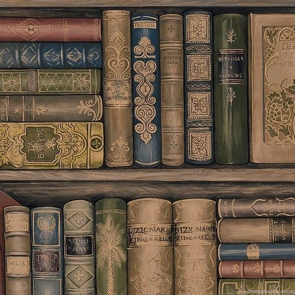 Bookshelf Wallpapers Desktop Background