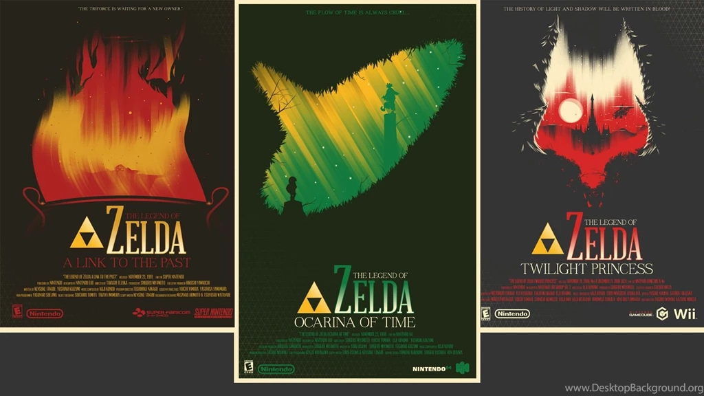 A Link To The Past Ocarina Of Time The Legend Of Zelda Twilight ...