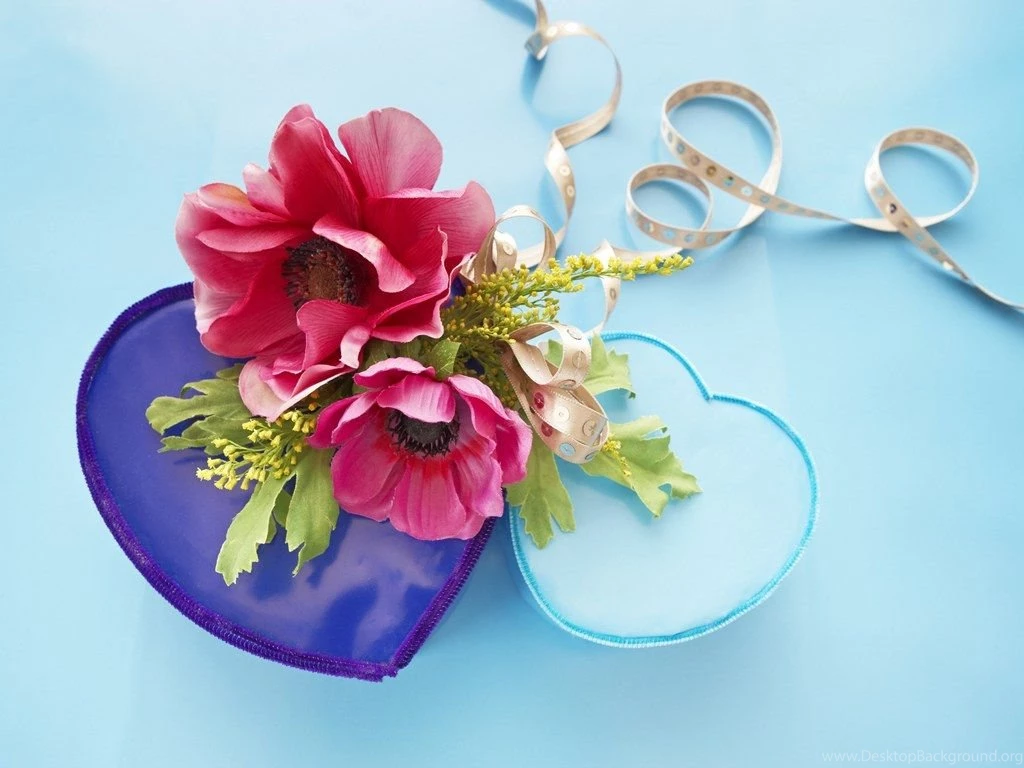 Love Heart Flowers Wallpapers HD Wallpapers