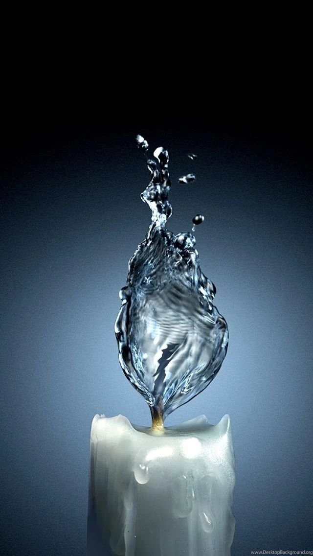 Water Flame iPhone 5 Wallpapers