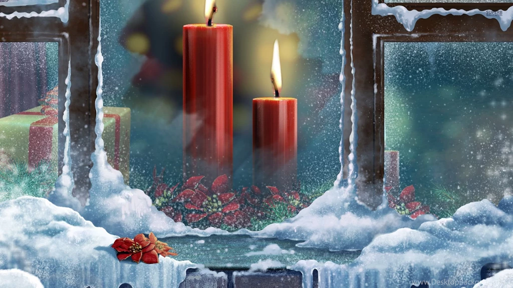 Christmas Candles Wallpapers Holiday Wallpapers