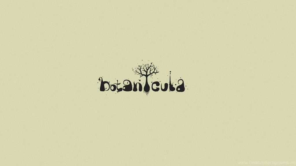 1366x768 Masterpiece, Tree, Logo, Game, Botanicula, Font ...