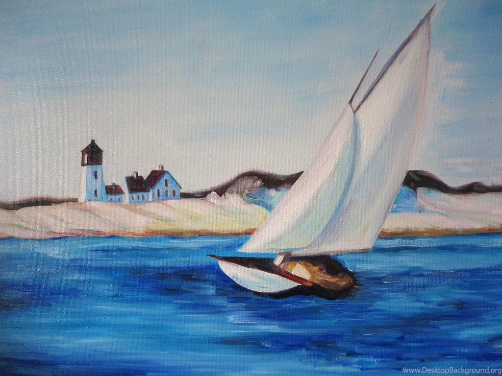 The Sailboat, Copy After Edward Hopper, Page 4, Diana. K, Painters ...