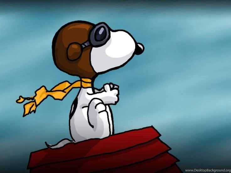 Snoopy Red Baron Peanuts (Comic Strip). I Love Snoopy And His ...