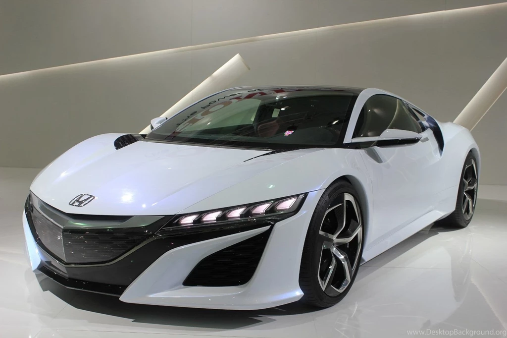White Sport Honda Cars Wallpapers HD