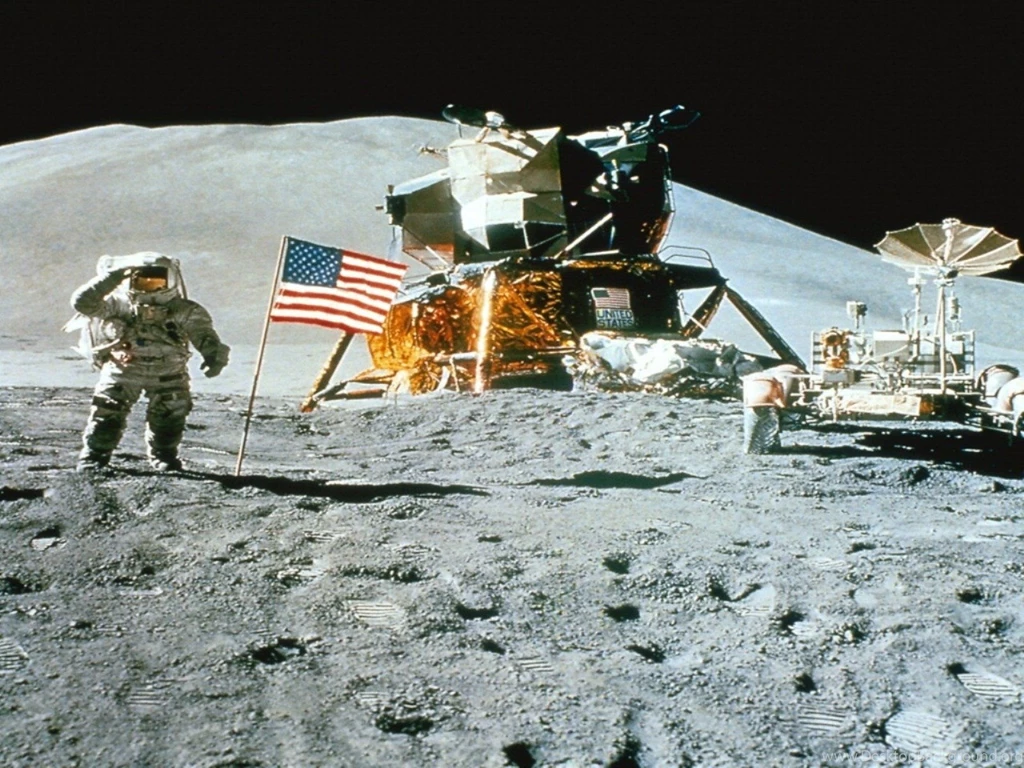 Space Moon Astronaut Man Nasa America Mission Apollo Wallpapers ...