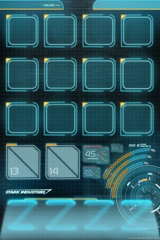 iPhone 4s JARVIS Home Screen