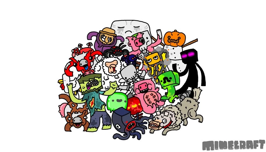 MINECRAFT MOBS JUICY PIC By LauriWeb On DeviantArt