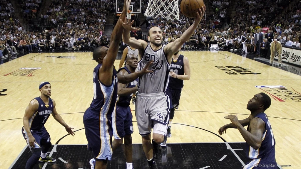 Wallpaper: Spurs, Manu Ginobili, Jump Shot, Basketball, Players ...