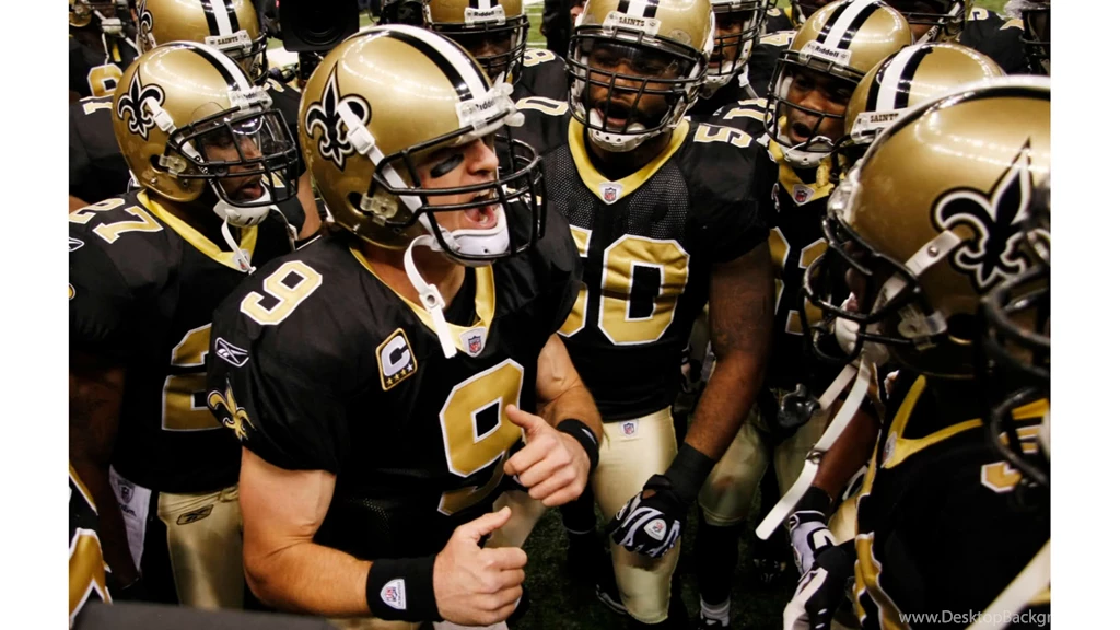 Saints Team 4K Drew Brees Wallpapers