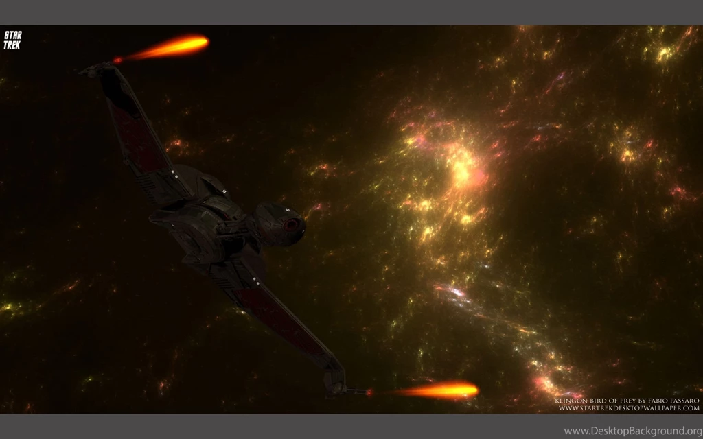Star Trek Klingon Warship Bird Of Prey, Free Star Trek Computer ...