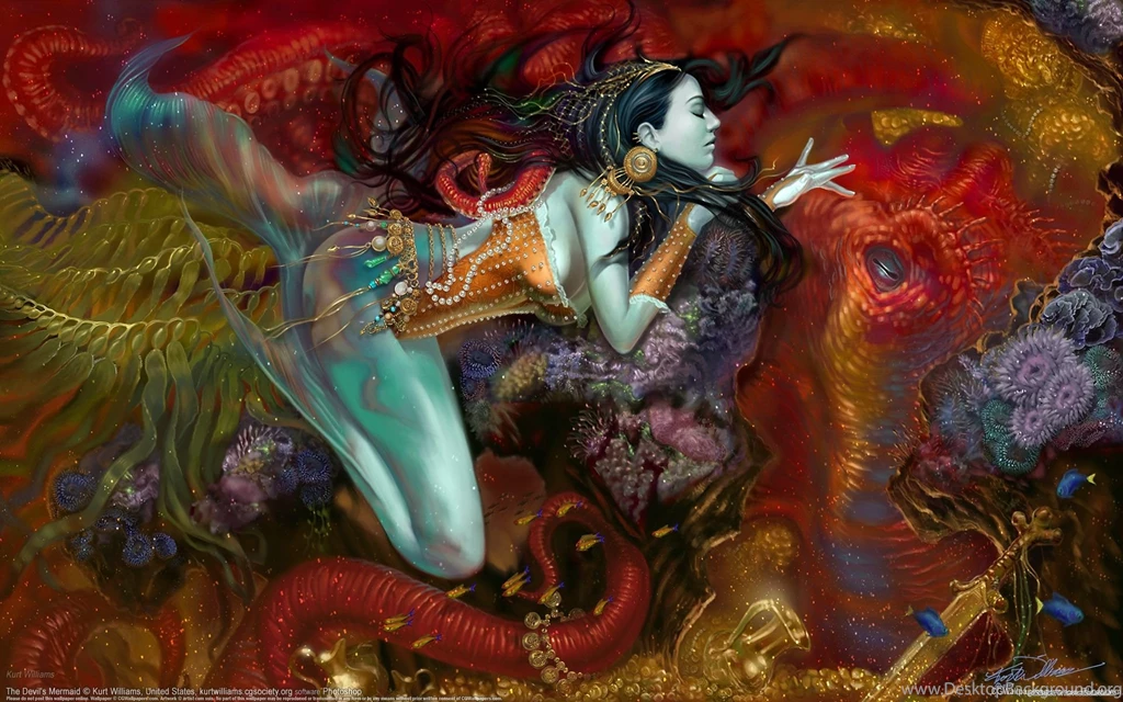 Queen Mermaid Wallpaper Backgrounds