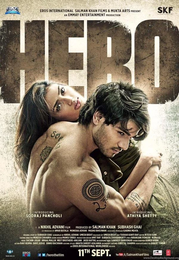 Sooraj Pancholi, Athiya Shetty Starrer Hero New Posters Download ...