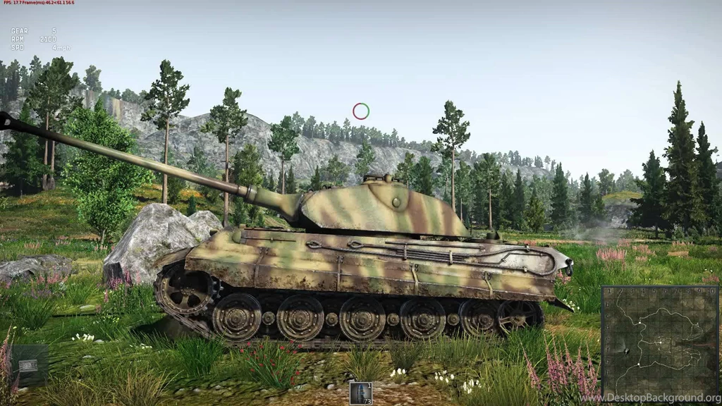WarThunder Ground Forces CBT King Tiger 2 Tank Test Drive Game ...
