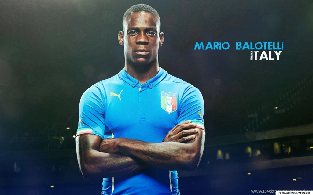 Mario Balotelli Italy Jersey World Cup 2014 HD Wallapers 1080p