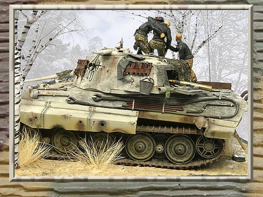 Any Pictures Of The King Tiger In Winter Camouflage! Armchair ...