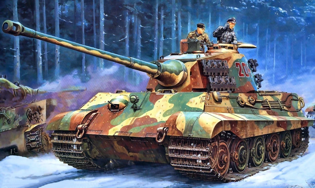 Art Land Road Forest Panzerkampfwagen Vi Ausf B «tiger Ii» "tiger ...