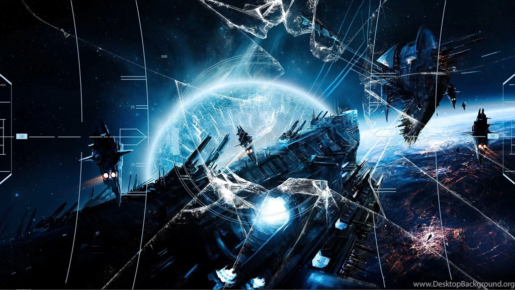 Broken Screen, Vehicles, 3D, Battleships :: Wallpapers