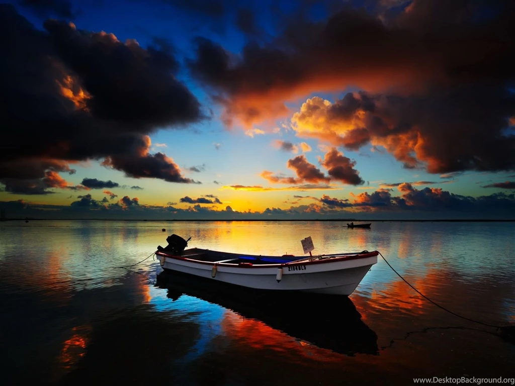 PEACEFUL SUNSET PHOTO WALLPAPER (