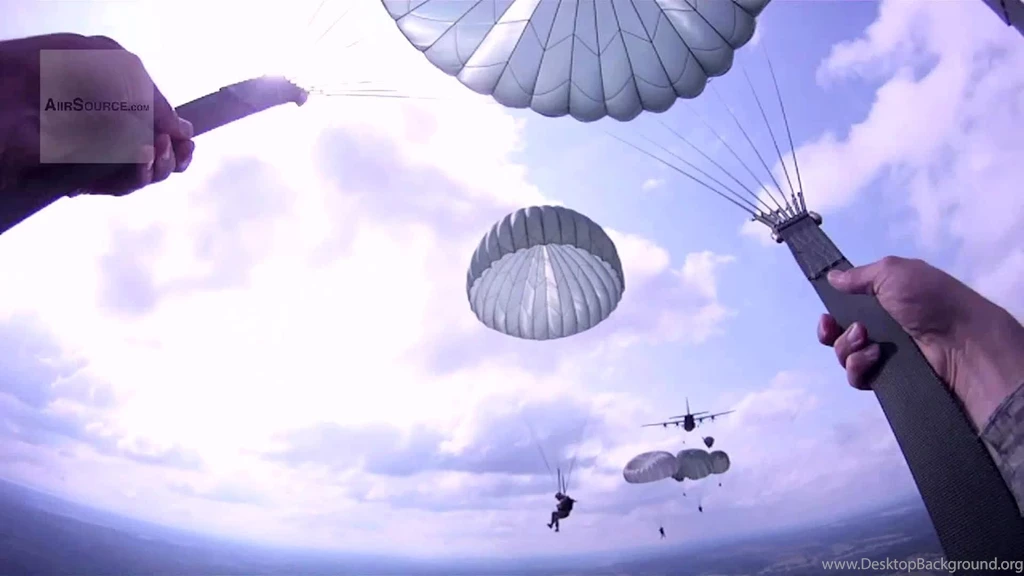 Through The Eyes Of A Paratrooper: Soldiers Jumps Out Of A C 130 ...
